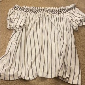 off the shoulder top